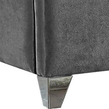 Load image into Gallery viewer, Zuma Grey Velvet Full Bed