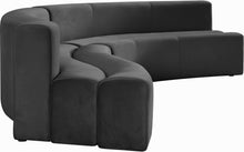 Load image into Gallery viewer, Curl Grey Velvet 2pc. Sectional