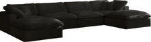 Load image into Gallery viewer, Cozy Black Velvet Cloud Modular Sectional