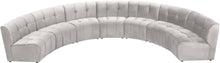 Load image into Gallery viewer, Limitless Cream Velvet 7pc. Modular Sectional