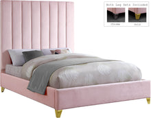 Load image into Gallery viewer, Via Pink Velvet King Bed