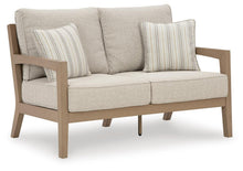 Load image into Gallery viewer, Hallow Creek Outdoor Loveseat with Cushion