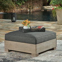 Load image into Gallery viewer, Citrine Park Outdoor Ottoman with Cushion