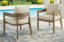 Load image into Gallery viewer, Serene Bay Outdoor Dining Arm Chair with Cushion (Set of 2)