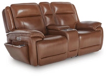Load image into Gallery viewer, Healy Pier Power Reclining Loveseat with Console