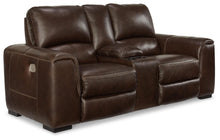 Load image into Gallery viewer, Alessandro Power Reclining Loveseat with Console