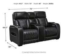 Load image into Gallery viewer, Boyington Power Reclining Loveseat with Console
