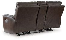 Load image into Gallery viewer, Crossplex Power Reclining Loveseat with Console