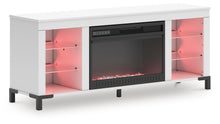 Load image into Gallery viewer, Brollevi 60" TV Stand with Electric Fireplace
