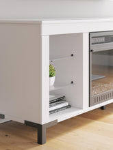 Load image into Gallery viewer, Brollevi 60" TV Stand with Electric Fireplace