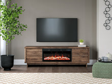 Load image into Gallery viewer, Zadilyn 72" TV Stand with Electric Fireplace