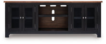 Load image into Gallery viewer, Wildenauer 76&quot; TV Stand with Electric Fireplace