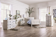 Load image into Gallery viewer, Rockwall Full, Queen, &amp; Twin Bed White, Gray, &amp; White