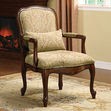 Load image into Gallery viewer, Waterville Beige/Dark Cherry Accent Chair image