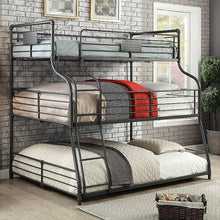 Load image into Gallery viewer, Olga III Sand Black Twin/Full/Queen Bunk Bed image