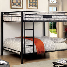 Load image into Gallery viewer, CLAREN Black Queen/Queen Bunk Bed image