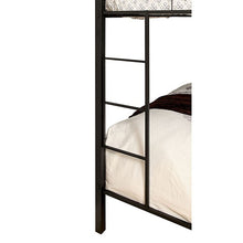 Load image into Gallery viewer, CLAREN Black Twin/Queen Bunk Bed