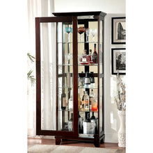 Load image into Gallery viewer, LUDDEN Dark Walnut Curio