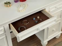 Load image into Gallery viewer, ATHY White Vanity w/ Stool