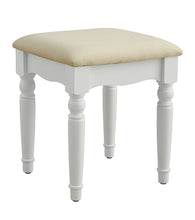 Load image into Gallery viewer, ATHY White Vanity w/ Stool