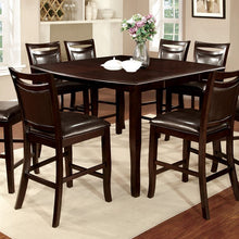 Load image into Gallery viewer, WOODSIDE II Dark Cherry/Espresso Counter Ht. Table w/ 18&quot; Leaf image