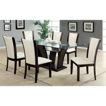 Load image into Gallery viewer, Manhattan I Dark Cherry/White Side Chair, White (2/CTN)
