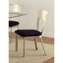 Load image into Gallery viewer, NOVA Silver/Black Side Chair (2/CTN)