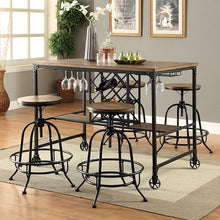 Load image into Gallery viewer, SILVIA I Medium Oak Counter Ht. Stool (2/CTN)
