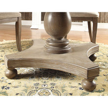 Load image into Gallery viewer, Kathryn Rustic Dark Oak Round Dining Table, Rustic Oak