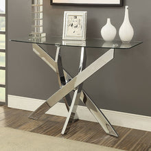 Load image into Gallery viewer, LAILA Chrome Sofa Table image