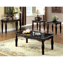 Load image into Gallery viewer, Brampton Espresso/Black Faux Sofa Table