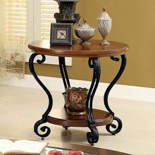 Load image into Gallery viewer, MAY Brown Cherry End Table