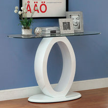 Load image into Gallery viewer, LODIA III White Sofa Table, White image