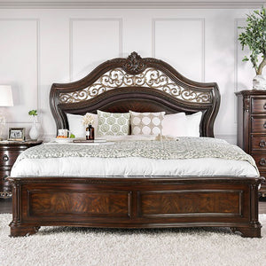 Menodora Brown Cherry Cal.King, E.King, Queen Bed