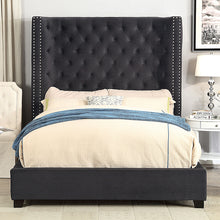 Load image into Gallery viewer, Rosabelle Bed Black, Grey, &amp; Ivory