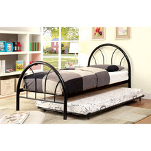 Load image into Gallery viewer, Rainbow Full Bed Black, White, Silver, Black, &amp; Green