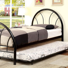 Load image into Gallery viewer, Rainbow Full Bed Black, White, Silver, Black, &amp; Green