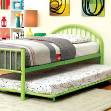 Load image into Gallery viewer, Rainbow Full Bed Black, White, Silver, Black, &amp; Green
