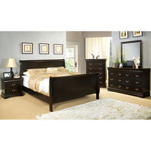 Load image into Gallery viewer, Louis Philippe Full Bed Expresso &amp; White