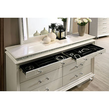 Load image into Gallery viewer, Maddie Bed White &amp; Silver