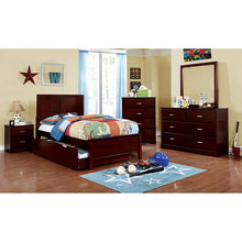Load image into Gallery viewer, PRIAM Full &amp; Twin Bed, White/Gray, Pink, Chrome, &amp; Yellow
