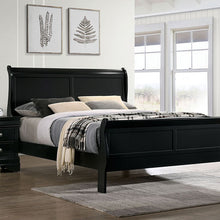 Load image into Gallery viewer, Louis Philippe E.King Bed Black, Cherry, &amp; Gray