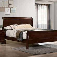 Load image into Gallery viewer, Louis Philippe E.King Bed Black, Cherry, &amp; Gray