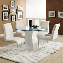 Load image into Gallery viewer, Mauna White Round Dining Table