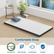 Load image into Gallery viewer, Hollyhock 3" Twin XL Tri-Fold Memory Foam Topper