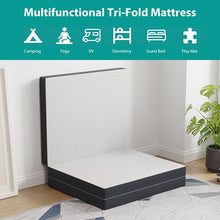 Load image into Gallery viewer, Hollyhock 4" Queen Tri-Fold Memory Foam Topper