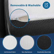 Load image into Gallery viewer, Hollyhock 4" Twin XL Tri-Fold Memory Foam Topper