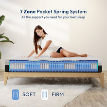 Load image into Gallery viewer, Verbena 12&quot; Full Hybrid Pocket Coil Mattress
