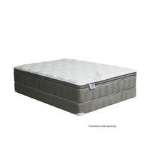 Load image into Gallery viewer, STORMIN White/Gray 13&quot; Euro Pillow Top Mattress, Queen