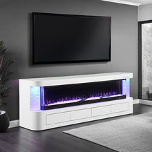 Load image into Gallery viewer, Luken 71&quot; TV Stand w/ Electric Fire Place